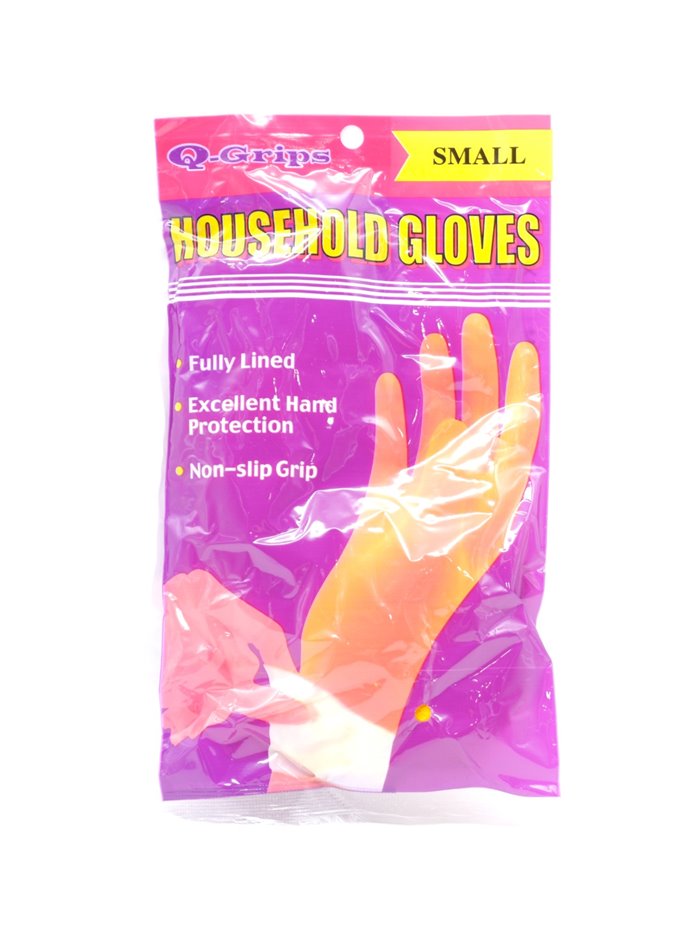 31154 - Dishwashing Latex House Hold Gloves Small - 12 Pack - Box:  - Loc: I8