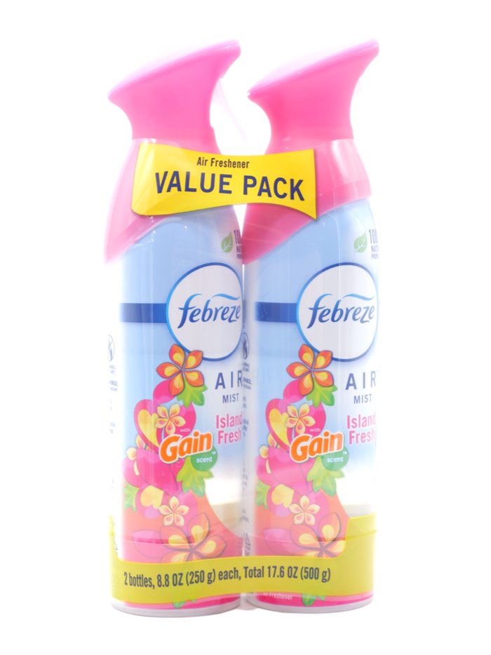 31184 - Febreze Air Spray Gain Island Fresh  - 250ml. (Case of 6) - Box:  - Loc: I7