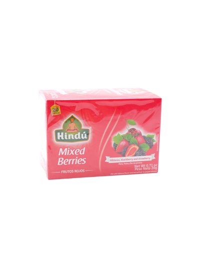 31229 - Hindu Mixed Berries Tea (Frutos Rojos) - 20ct - Box:  - Loc: R7