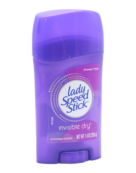 31258 - Lady Speed Stick Invisible Dry, Shower Fresh - 1.4 oz. - Box:  - Loc: K8