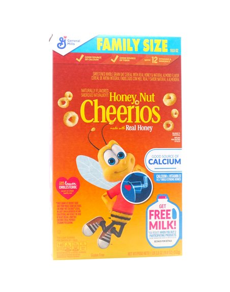 31394 - General Mills Honey Nut Cheerios - 18.8 oz. (Case of 14) - Box:  - Loc: R3