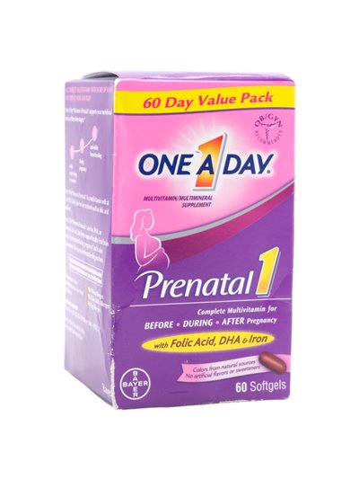 31401 - One A Day Prenatal(Before, During, and After Pregnancy). 60ct - Box:  - Loc: K4