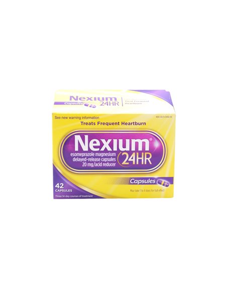 31403 - Nexium 24HR. Clear Minis. 42Caps - Box:  - Loc: K4
