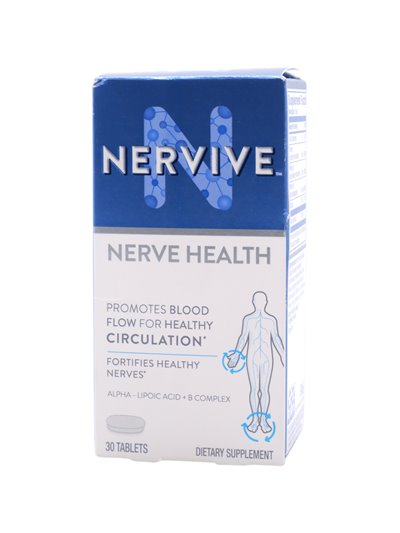 31411 - Nervive Health. Promotes Blood Flow For Healthy circulation. 30ct - Box:  - Loc: K4