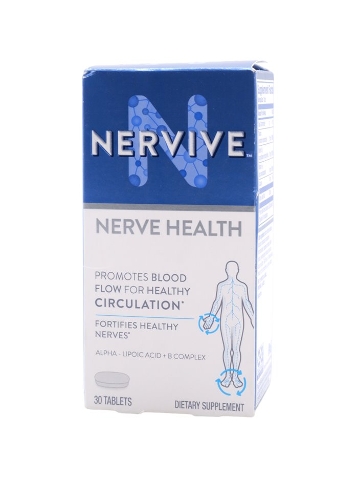 31411 - Nervive Health. Promotes Blood Flow For Healthy circulation. 30ct - Box:  - Loc: K4