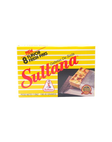 31444 - Sultana Soda Cracker - 7oz. (Pkg Of 6) - Box:  - Loc: F1