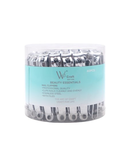 31454 - We Craft Nail Clippers Jar 40 Count - Box:  - Loc: 