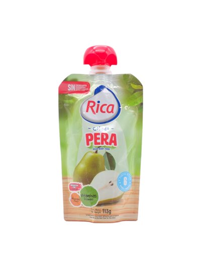 31468 - Rica Compota Pear -  113grs ( Case Of 24) - Box:  - Loc: 
