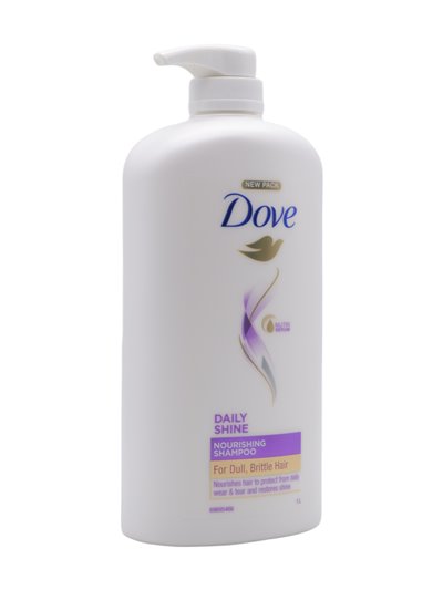 31603 - Dove Shampoo Daily Shine With Pump - 1L. (Case of 8) - Box:  - Loc: I1