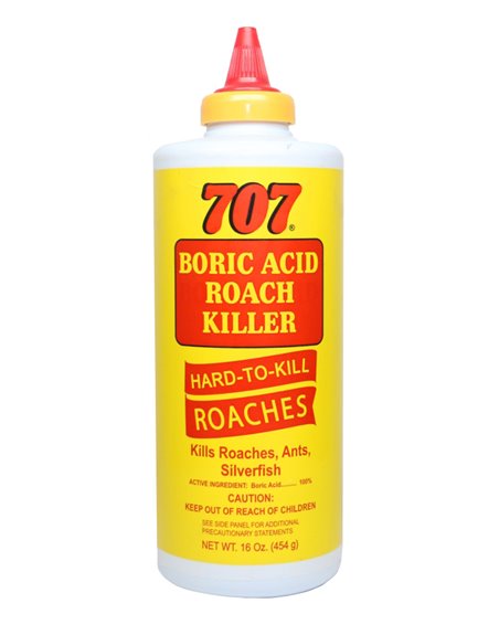 6516 - 707 Boric Acid Roach Killer - 16 oz. - Box:  - Loc: I12