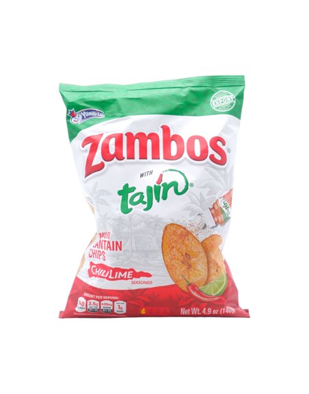 31709 - Zambos With Tajin Chili Lime Snack - 5.46oz (Case of 24) - Box:  - Loc: N5