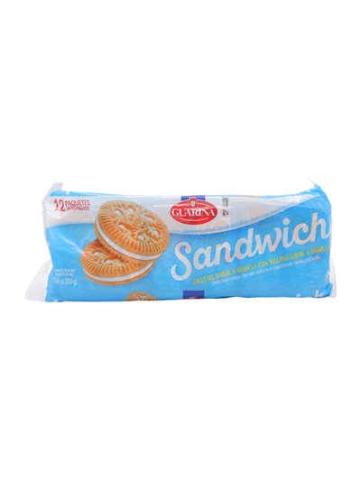31744 - Guarina Sandwich Vanilla-  11.64oz - Box:  - Loc: 