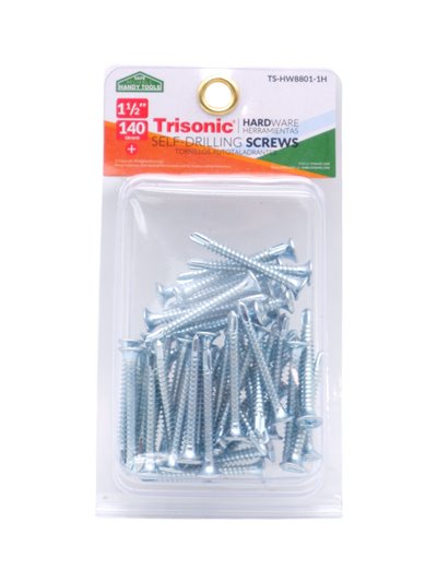 31759 - Trisonic Chipboard Screws 1.5" (TS-HW8801-1H)/ 140grs - Box:  - Loc: A1