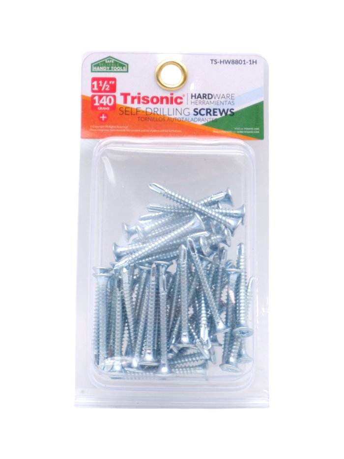 31759 - Trisonic Chipboard Screws 1.5" (TS-HW8801-1H)/ 140grs - Box:  - Loc: A1