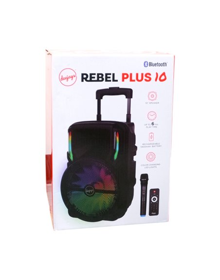 31789 - Rebel Plus 10 Bluetooth Speaker 10 " - Box:  - Loc: 