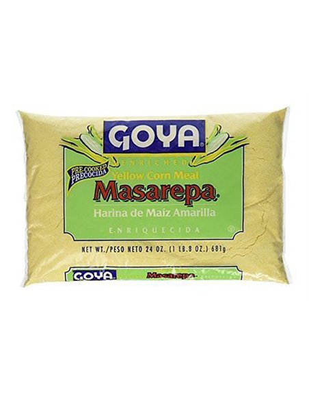 6682 - Goya Masarepa Yellow - 24 oz. (Case of 12) - Box:  - Loc: G10