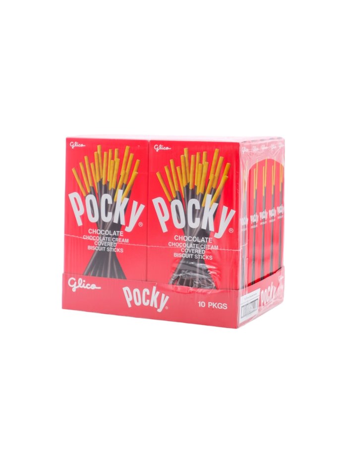 31798 - Pocky Chocolate Cream W/ Biscuit Sticks -  2.47oz/10ct. (Case of 12) - Box:  - Loc: L3