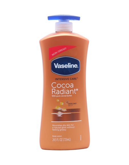 31816 - Vaseline Cocoa Radiant - 725ml. (Case of 12) - Box:  - Loc: J1