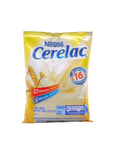 31833 - Cerelac Bag Wheat & Milk (Trigo & Leche) - 14.1 oz. (Case of 12) - Box:  - Loc: F0