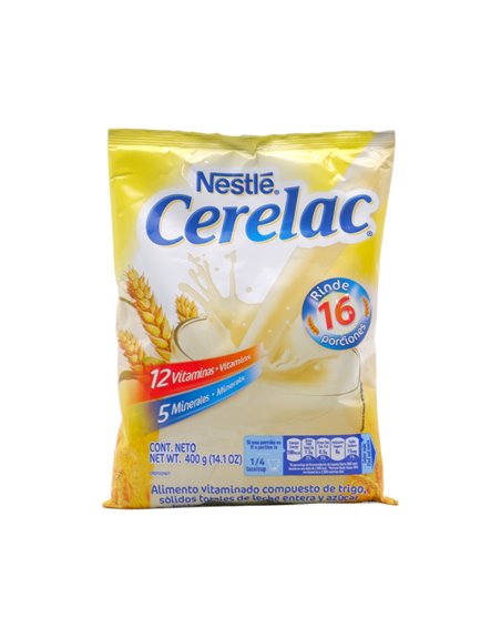 31833 - Cerelac Bag Wheat & Milk (Trigo & Leche) - 14.1 oz. (Case of 12) - Box:  - Loc: F0