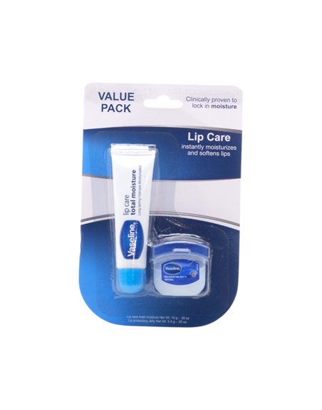 31839 - Vaseline Lip Care Value Pack, 2ct (Lip Balm & Jelly) (Pack of 12) - Box:  - Loc: J2