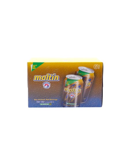 31858 - Maltin (Malta Can) Polar - 12oz. (Case of 4/6Pkg) - Box:  - Loc: E8