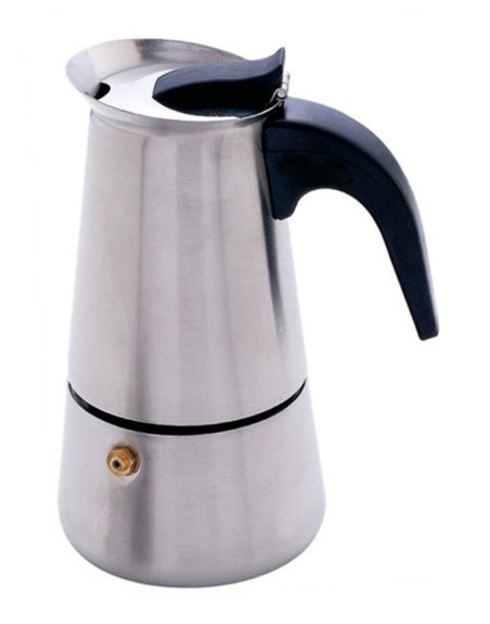 7284 - Uniware S/S Espresso Coffee Maker 6 Cups - Box:  - Loc: J13