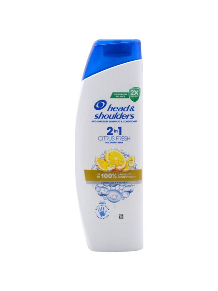 31921 - Head & Shoulder 2 in 1 Citrus Fresh - 12.2/13.5 fl. oz. ( 330 ml ) - Box:  - Loc: K10