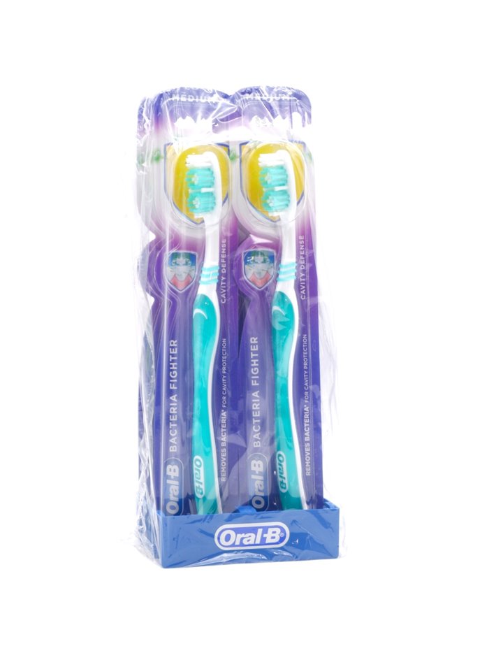 31961 - Oral-B Toothbrush Cavity Defense, Medium - (Pack of 6) - Box:  - Loc: K8