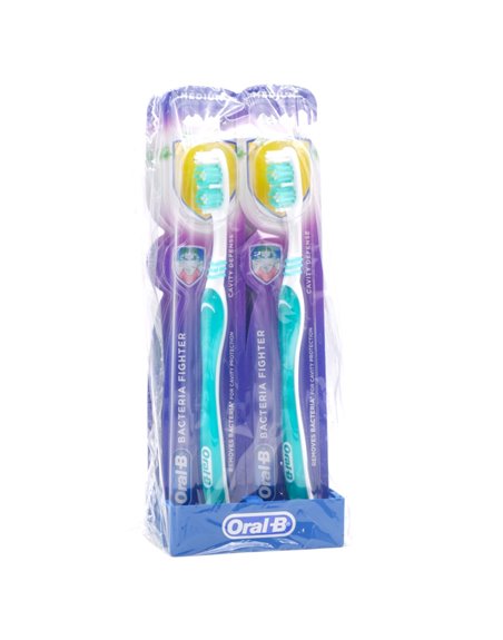31961 - Oral-B Toothbrush Cavity Defense, Medium - (Pack of 6) - Box:  - Loc: K8