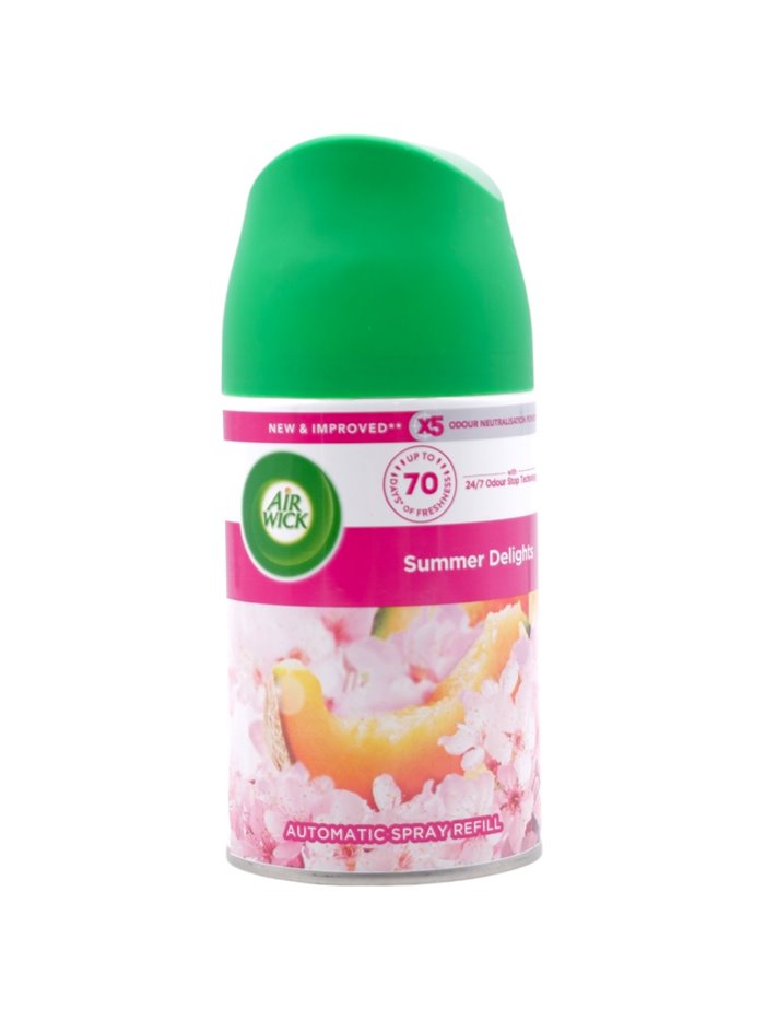 31976 - Air Wick Freshmatic Refill Can, Summer Delight - 250ml. (Case of 6) - Box:  - Loc: I6
