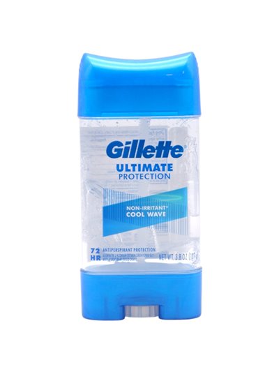 31981 - Gillette Deodorant Clear Gel Cool Wave - 3.8 oz. (pkt of 5) - Box:  - Loc: K7