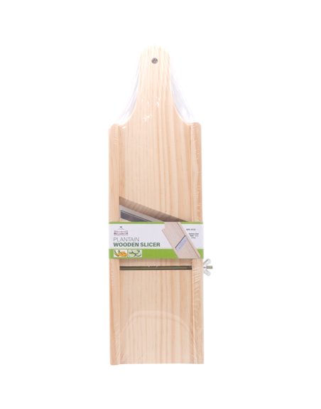 32016 - Wee's Wood Plantain Slicer "Mariquitera" - Box:  - Loc: J8