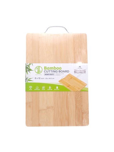 32017 - Wee's, Bamboo Cutting Board 8"X12" - Box:  - Loc: 32F