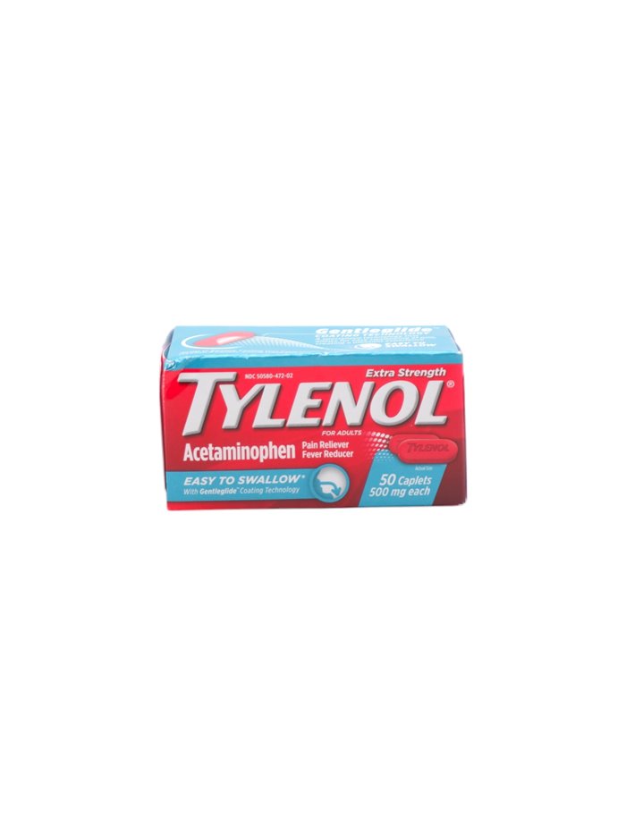 32062 - Tylenol Extra Strength (Easy To Swallow) 500mg - 50ct - Box:  - Loc: K1