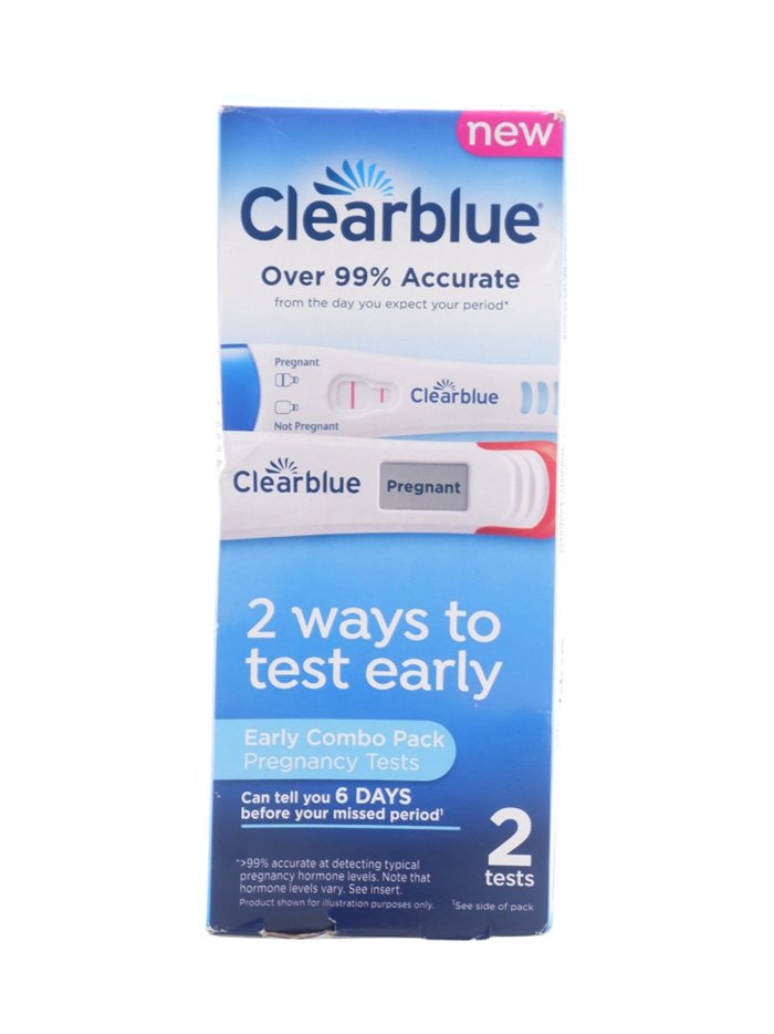 32067 - Clear Blue Pregnancy Test (2 Ways To Test Early). 2ct - Box:  - Loc: K10