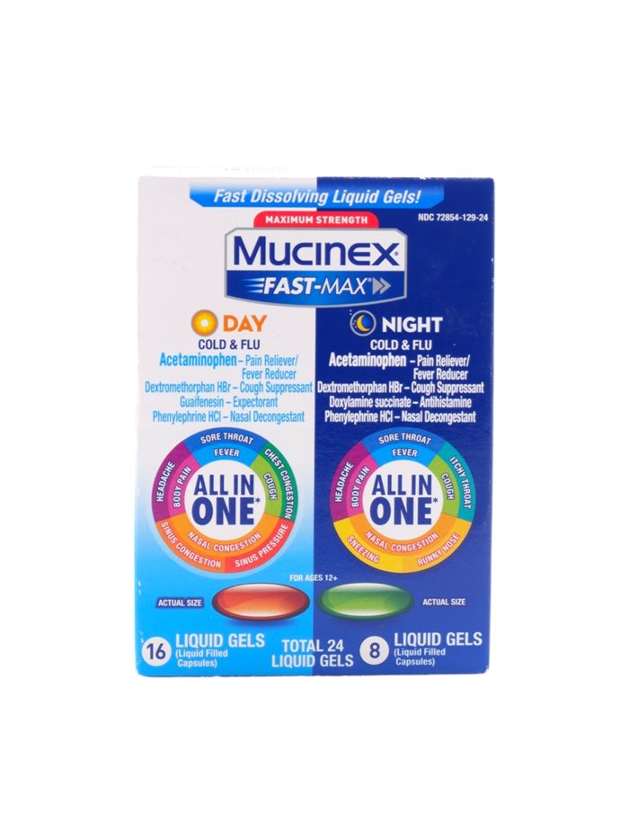 32081 - Mucinex. All In One  - 24 Tablets - Box:  - Loc: 31P
