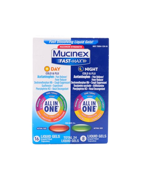 32081 - Mucinex. All In One  - 24 Tablets - Box:  - Loc: 31P