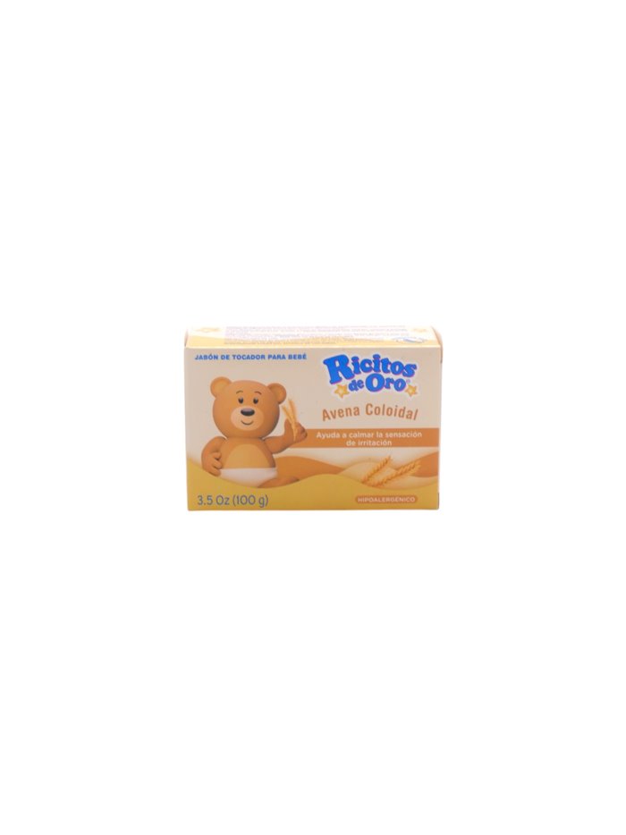 32134 - Ricitos de Oro Avena Coloidal Soap - 3.5oz. (Case Of 12) - Box:  - Loc: J1