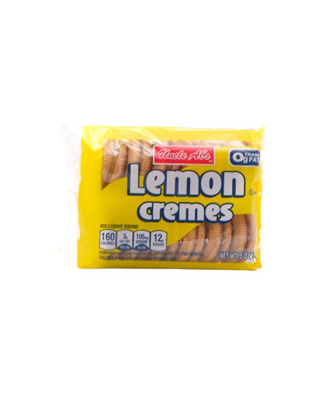 9542 - Cookies, Lemon Cremes - 5 oz. (Case of 12) - Box:  - Loc: F7