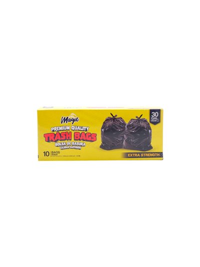 32174 - Magic Drawstring Black Large Kitchen Bag 30 gal - Box:  - Loc: 