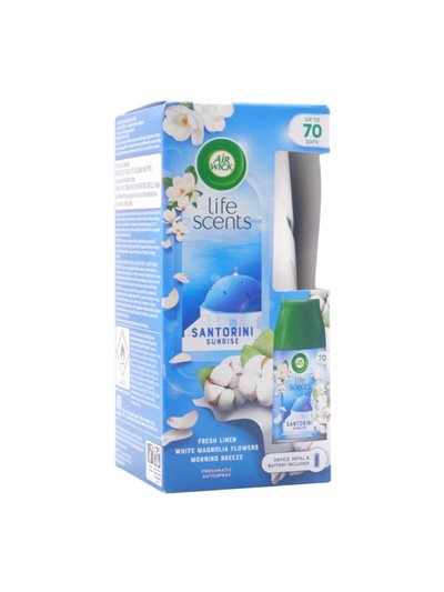 32202 - Air Wick Freshmatic Autospray Kit, Fresh Linen & White Magnolia - 250ml. (Case of 4) - Box:  - Loc: I3