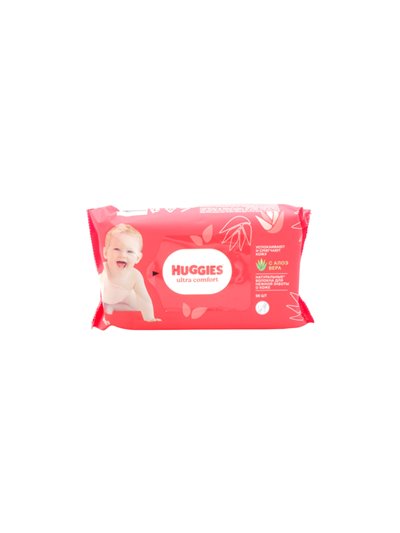 32212 - Huggies Baby Wipes, Ultra Comfort - 56ct. (Case of 10) - Box:  - Loc: E5