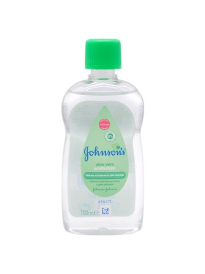 32213 - Johnson's Aloe Baby Oil - 3 (100ml) fl. oz. (Case of 48) - Box:  - Loc: J1