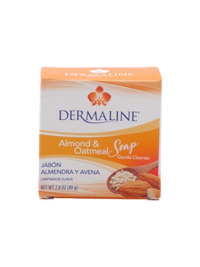 32227 - Dermaline Soap, Almond & Oatmeal - 2.8 oz. (Case of 24) - Box:  - Loc: P2