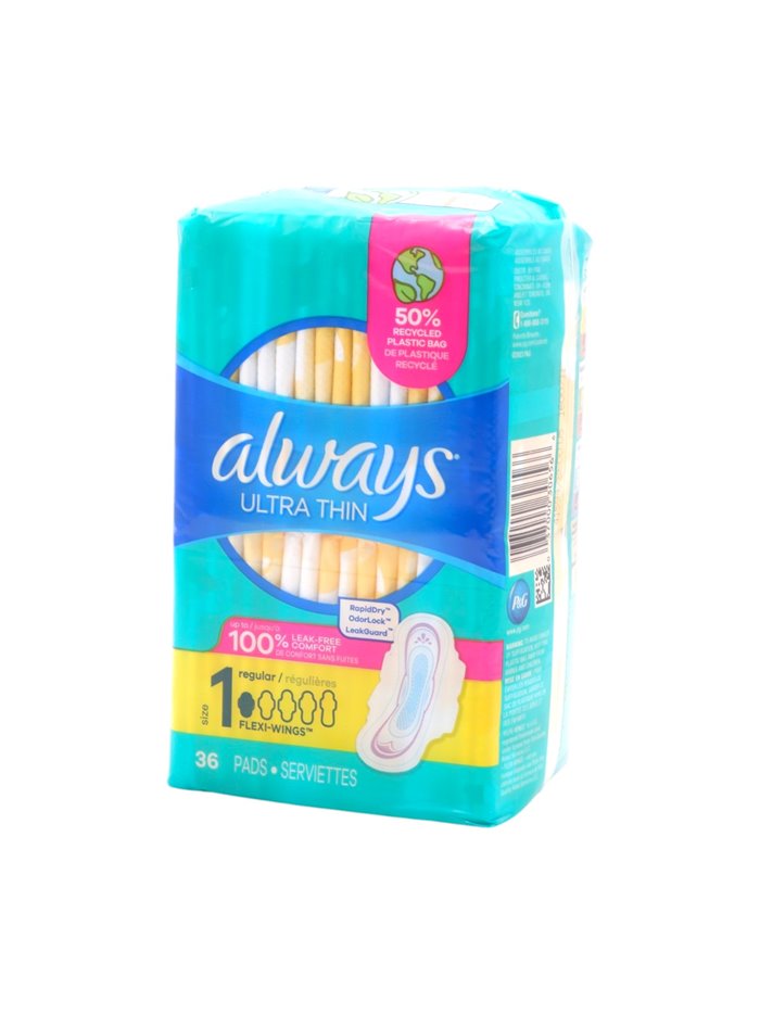 32273 - Always Ultra Thin Size 1 - 3 x 36's 08322 - Box:  - Loc: E1