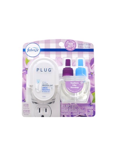 32294 - Febreze Lilac Mornings Plug Scent Oil Refill Warmers. - 26ml (Case of 4) - Box:  - Loc: 41F