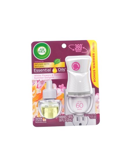 32500 - Air Wick 1 Warmer + 1 Refill, Summer Delights, 0.67 oz (Case Of 6) - Box:  - Loc: 