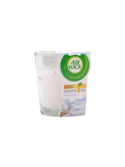 32741 - Air Wick Candle Cotton & Linen - 6ct/105g. (Case of 6) - Box:  - Loc: I7