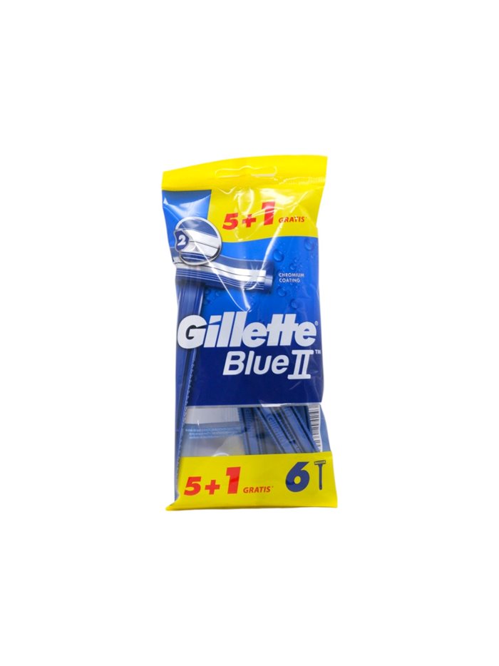 32797 - Gillette Blue II - 5+1 Pack - Box:  - Loc: 31M